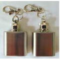 Square Flask Key Chain